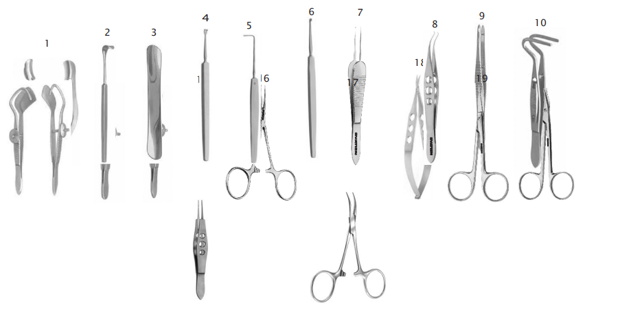 Microsurgery Lid Set
